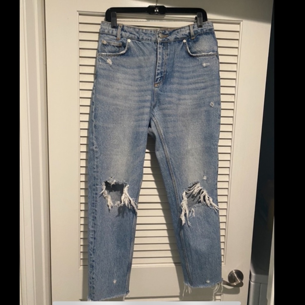 Zara ripped jeans